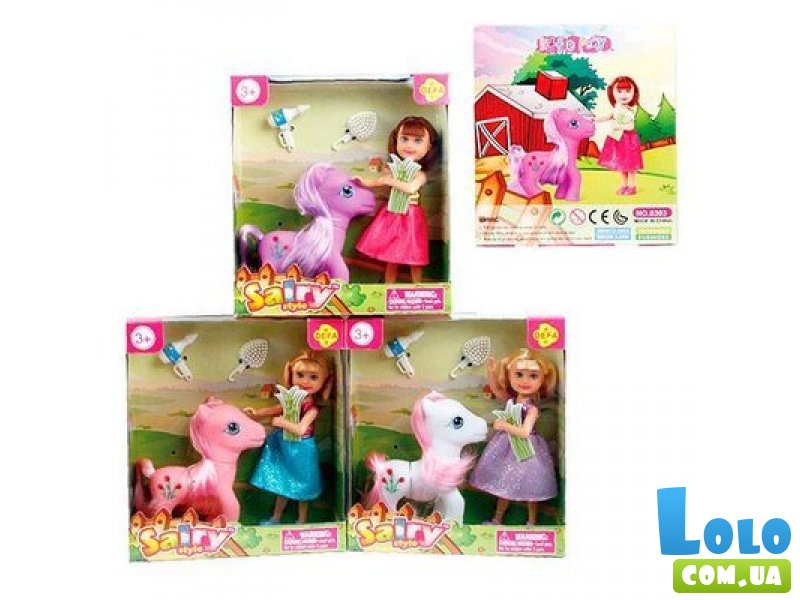 Кукла с лошадкой Defa Sairy Style "Little Pony" 8303 (в ассортименте)