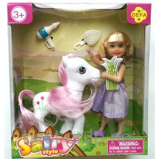Кукла с лошадкой Defa Sairy Style "Little Pony" 8303 (в ассортименте)