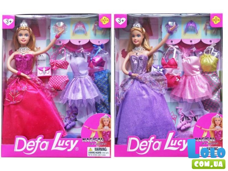 Кукла с нарядами и аксессуарами Defa Lucy 8269 (цвета в ассортименте)