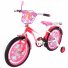 Велосипед двухколесный Baby Tilly Миледи 18" T-21822 (розовый с белым)