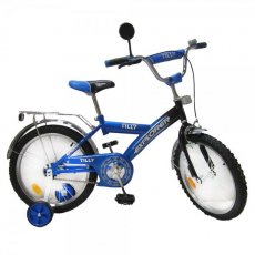 Велосипед двухколесный Baby Tilly Explorer 18" T-21812 (синий с черным)