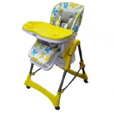 Стульчик для кормления Baby Tilly T-651 BT-HC-0003 Yellow (желтый), с узором