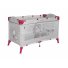 Кроватка-манеж Bertoni Arena 2 Layers Grey Girl (серая с розовым), с рисунком