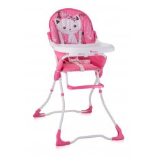 Стульчик для кормления Bertoni Candy Pink Kitten (розовый), с рисунком