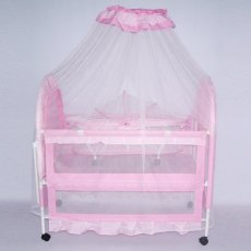 Кроватка Baby Tilly XG9136 (розовая)