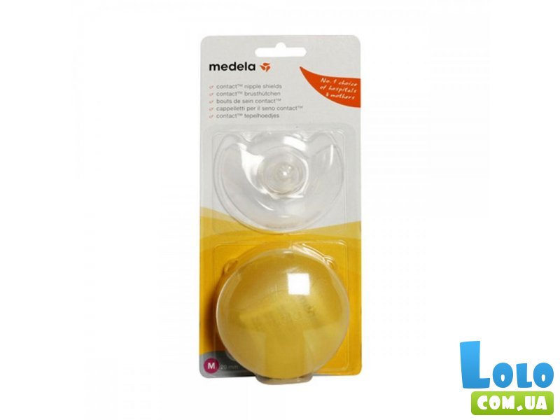 Накладки для кормления Medela Contact Nipple Shield Medium, 2x20 мм.