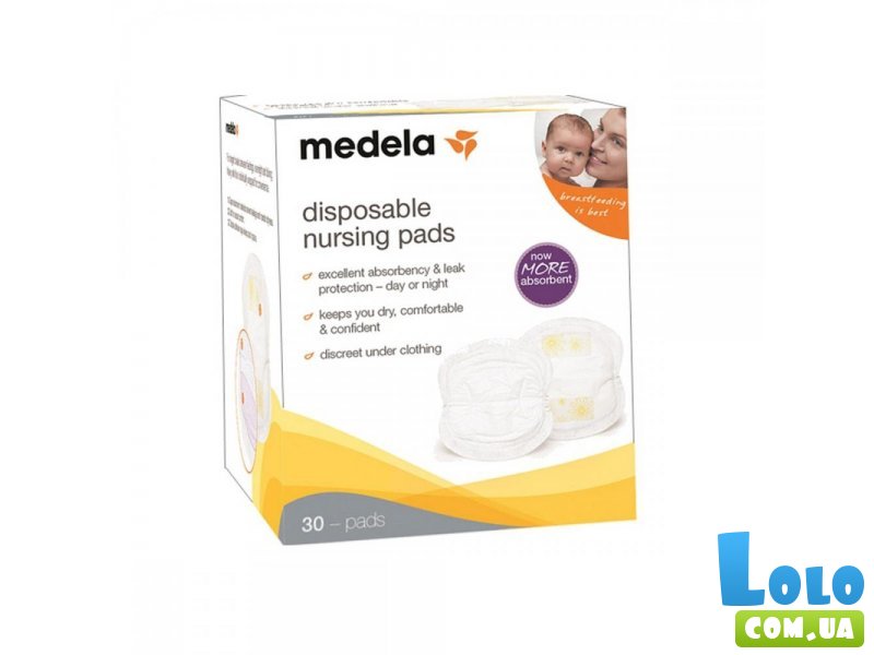 Одноразовые прокладки для бюстгальтера Medela Disposable Nursing Pads, 30 шт.