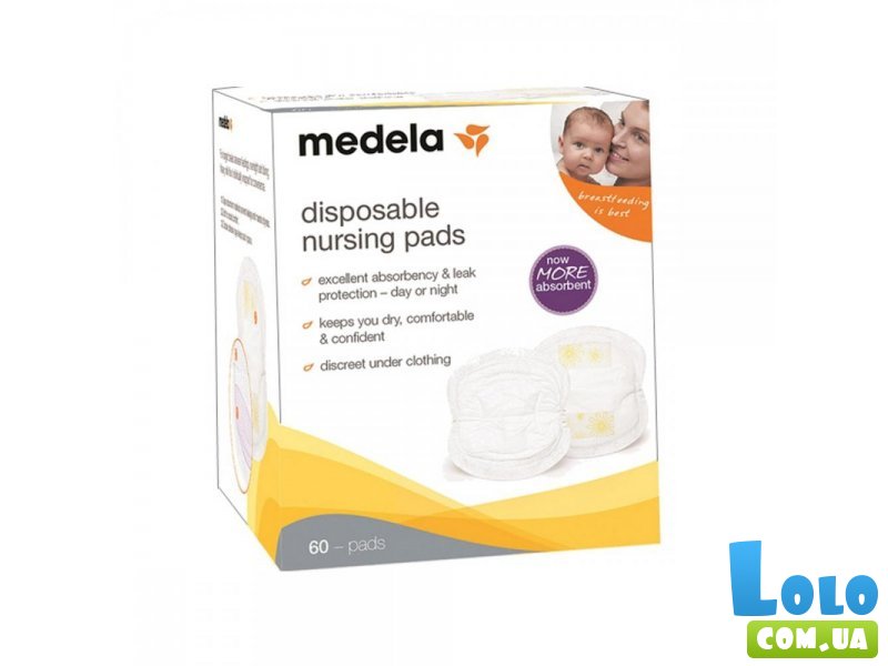 Одноразовые прокладки для бюстгальтера Medela Disposable Nursing Pads, 60 шт.