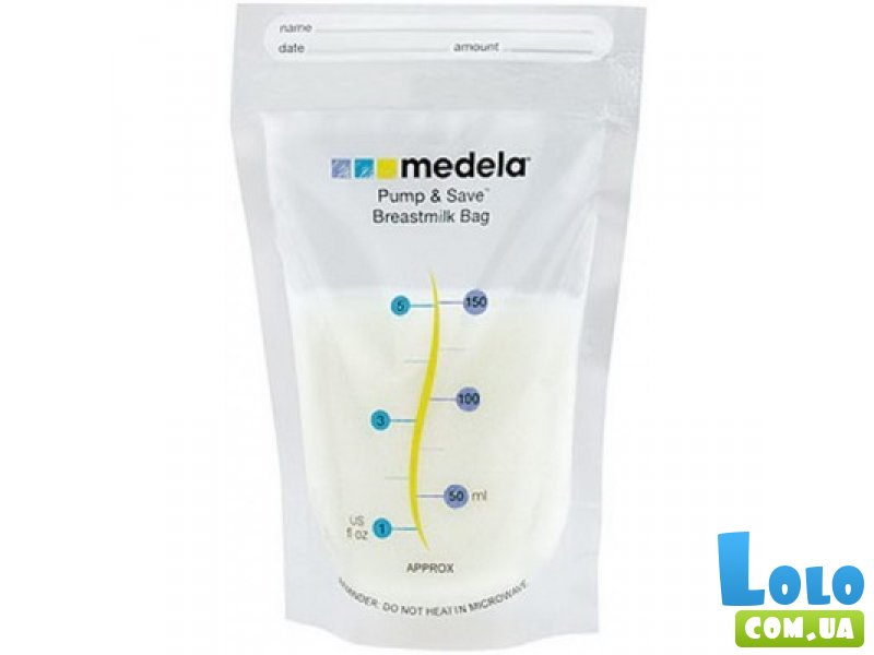 Пакеты для сбора и хранения грудного молока Medela Breastmilk Bags, 20 шт.