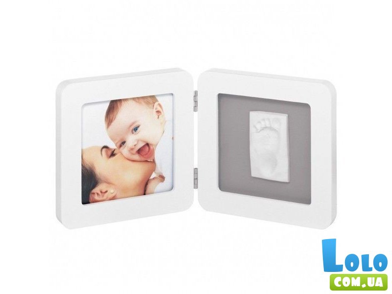 Рамка для фотографий Baby Art "Print Frame" (белая с серым)
