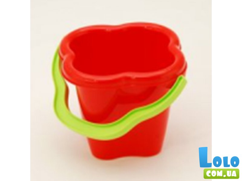 Ведерко Колокольчик, Colorplast (красное с зеленым)
