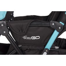 Прогулочная коляска EasyGo Fusion Duo Latte (бежевая с черным)