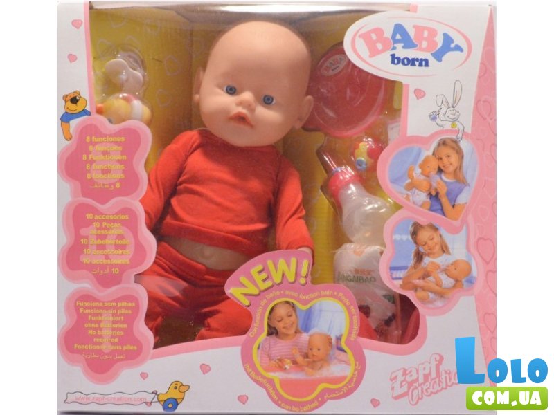 Кукла-пупс типа "Baby Born" (800058-K)
