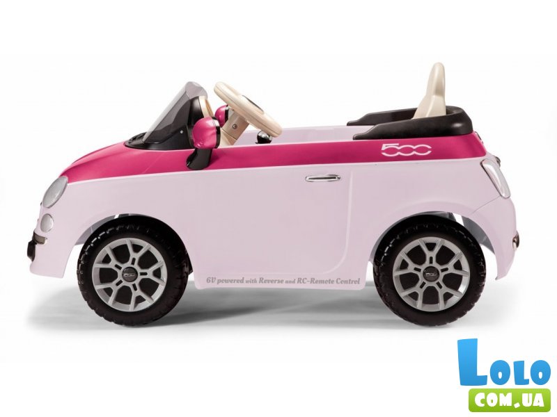 Электромобиль Peg Perego FIAT 500 IGED1164 (розовый), с пультом управления