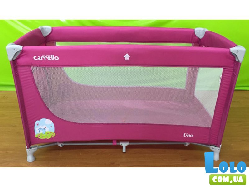 Кроватка-манеж Carrello Uno CRL-7304 Pink (розовая)