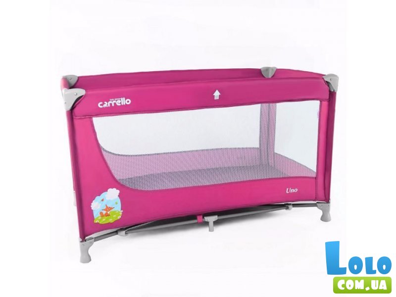 Кроватка-манеж Carrello Uno CRL-7304 Pink (розовая)
