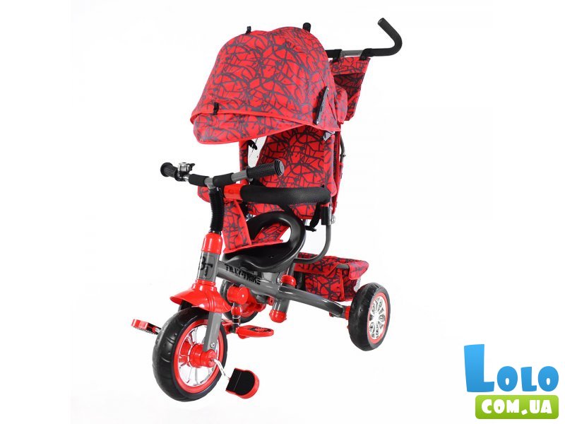 Велосипед трехколесный Baby Tilly Trike T-341 Red-2 (красный), с рисунком