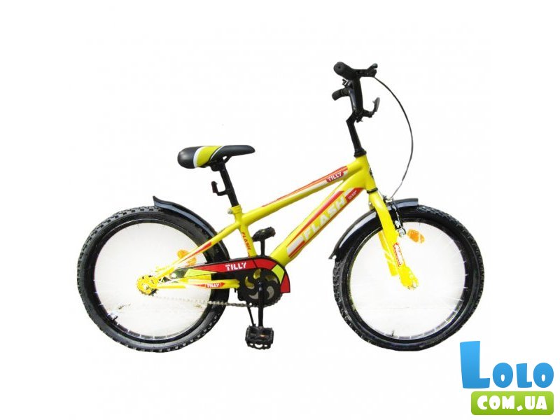 Велосипед двухколесный Baby Tilly Flash 20" T-22042 Yellow (желтый)