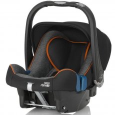 Автокресло Britax-Romer Baby-Safe Plus SHR II Black Marble (черное с оранжевым)