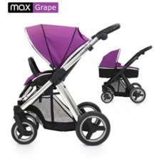 Универсальная коляска 2 в 1 BabyStyle Oyster Max Grape (фиолетовая)