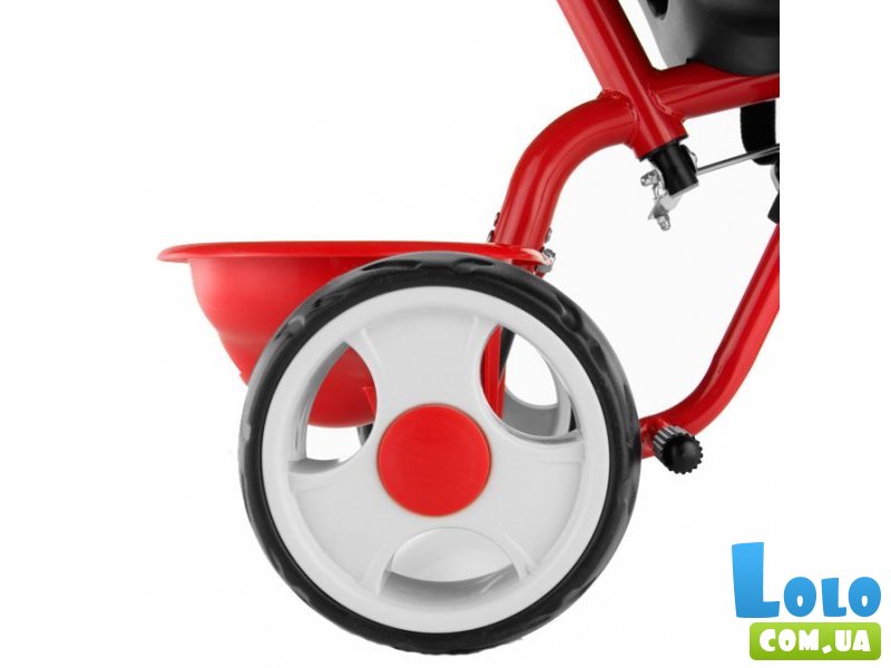 Велосипед трехколесный Milly Mally Boby Red (красный), с подножкой