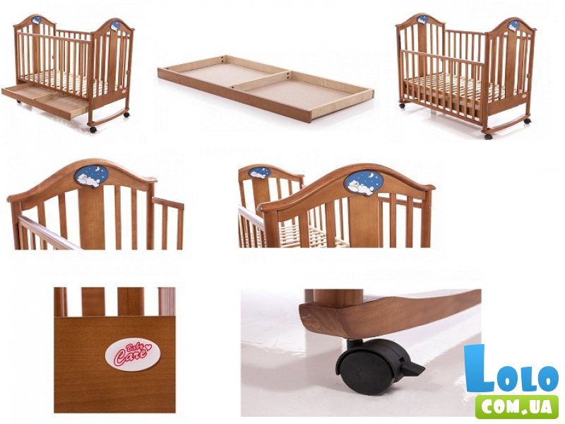Кроватка Baby Care BC-462M (натуральный)