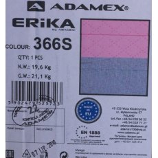 Универсальная коляска 2 в 1 Adamex Erika 366S (розовая с серым), эко-кожа 50%