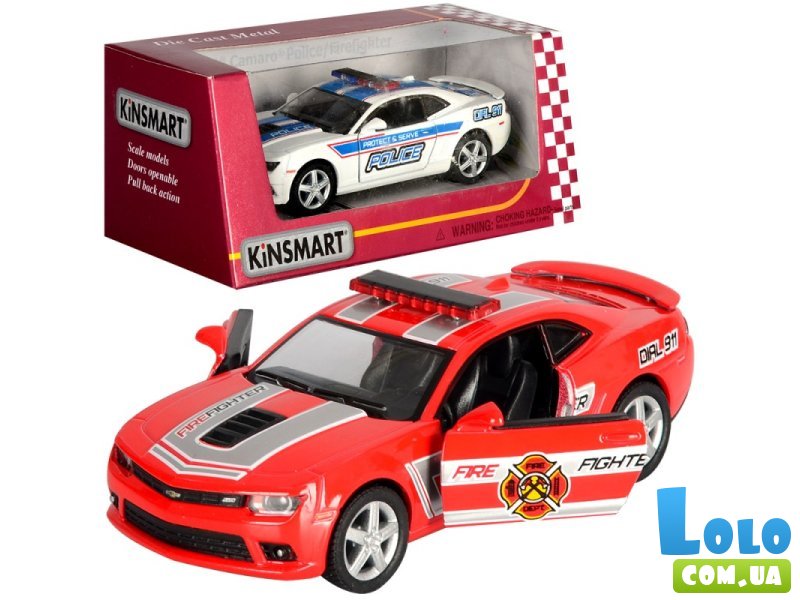 Машина Chevrolet Camaro, Kinsmart (в ассортименте)