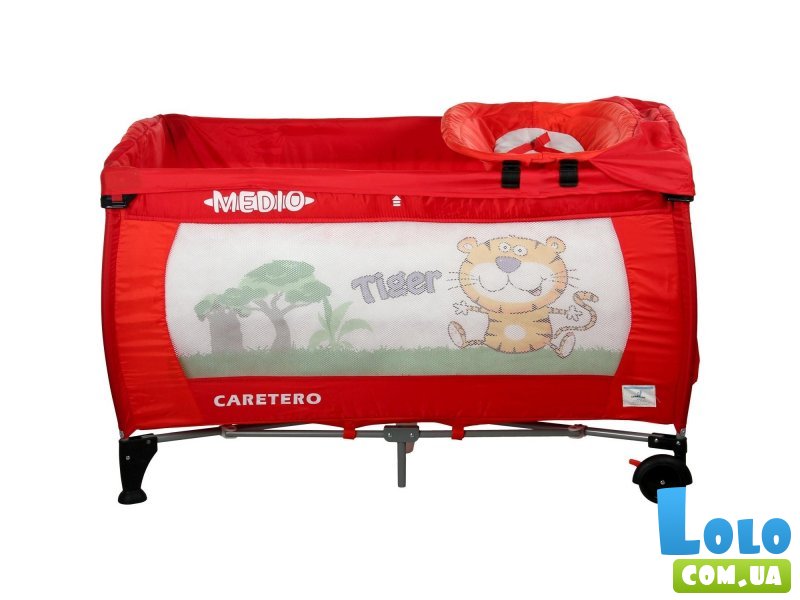 Кроватка-манеж Caretero Medio Safari (в ассортименте)