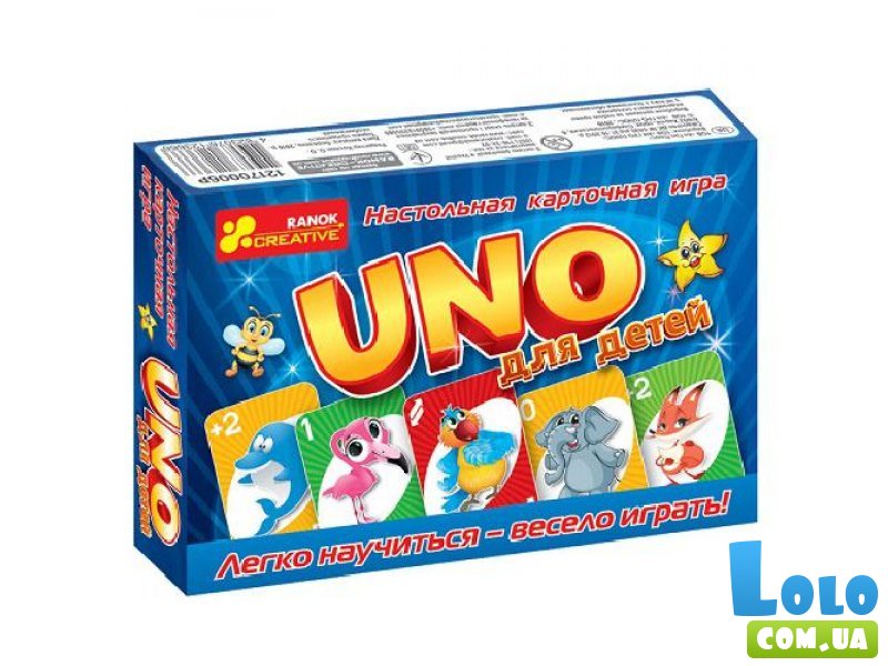 Настольная игра Ranok-Creative "UNO. Детская" (12170006Р)