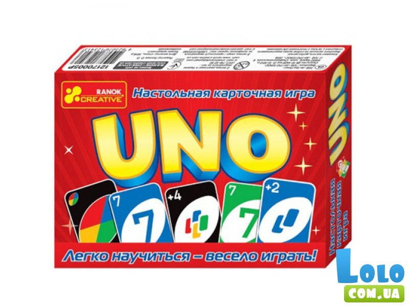 Настольная игра Ranok-Creative "UNO" (12170005Р)