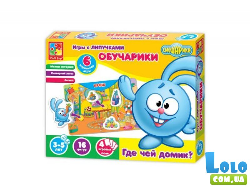 Игра с липучками Обучарики, Vladi Toys (в ассортименте)