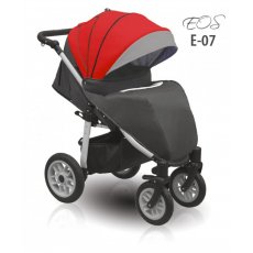 Прогулочная коляска Camarelo EOS E-07 (красная с черным)