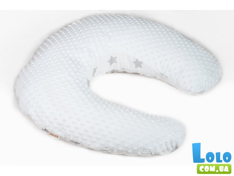 Подушка для беременных Twins Minky White (белая)