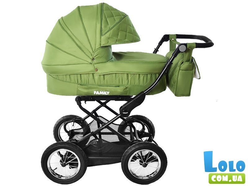 Универсальная коляска 2 в 1 Baby Tilly Family T-181 Green (зеленая)
