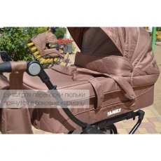 Универсальная коляска 2 в 1 Baby Tilly Family T-181 Brown (коричневая)