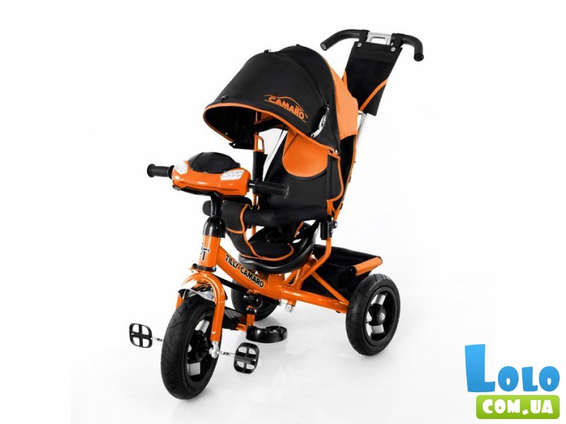 Велосипед трехколесный Baby Tilly Camaro T-362 Orange (оранжевый с черным)