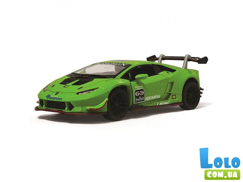 Автомодель Kinsmart Lamborghini Huracan-LP620-2 Super Trofeo (KT5389W), в масштабе 1:38