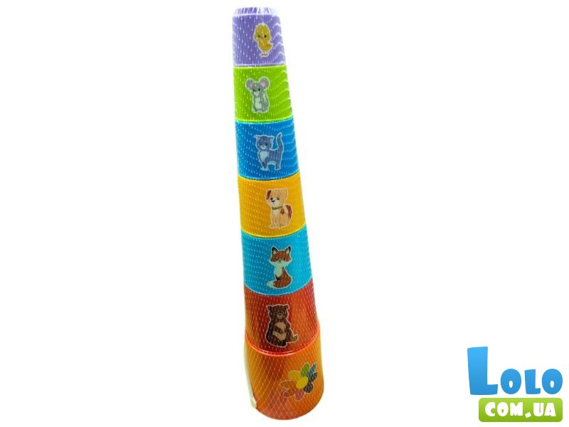 Пирамидка Пасочка с ведерком, ТехноК (в ассортименте)