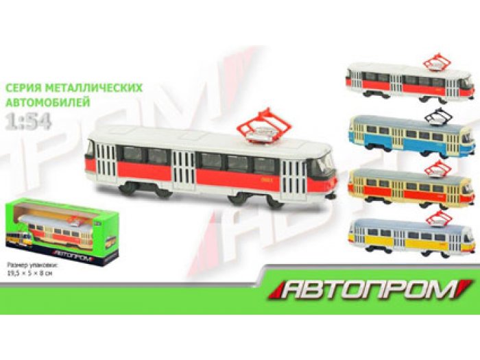 Трамвай "Автопром" (6411ABCD), в ассортименте Китай - купити в Україні
