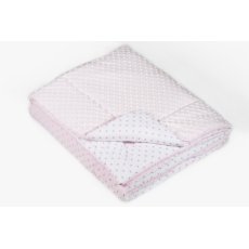 Одеяло и подушка в кроватку Twins Minky Pink (розовое)