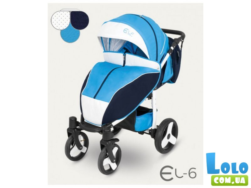 Прогулочная коляска Camarelo Elf EL-6 (голубая с синим)