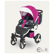 Прогулочная коляска Camarelo Elf EL-8 (розовая с серым)