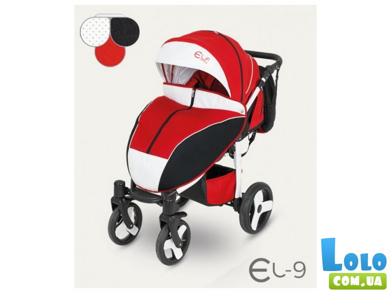 Прогулочная коляска Camarelo Elf EL-9 (красная с черным)