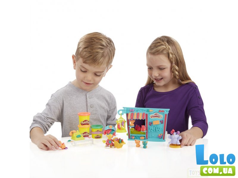 Игровой набор Hasbro Play-Doh "Магазинчик домашних питомцев" (B3418)
