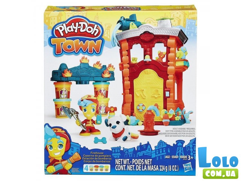 Игровой набор Hasbro Play-Doh "Пожарная станция" (B3415)