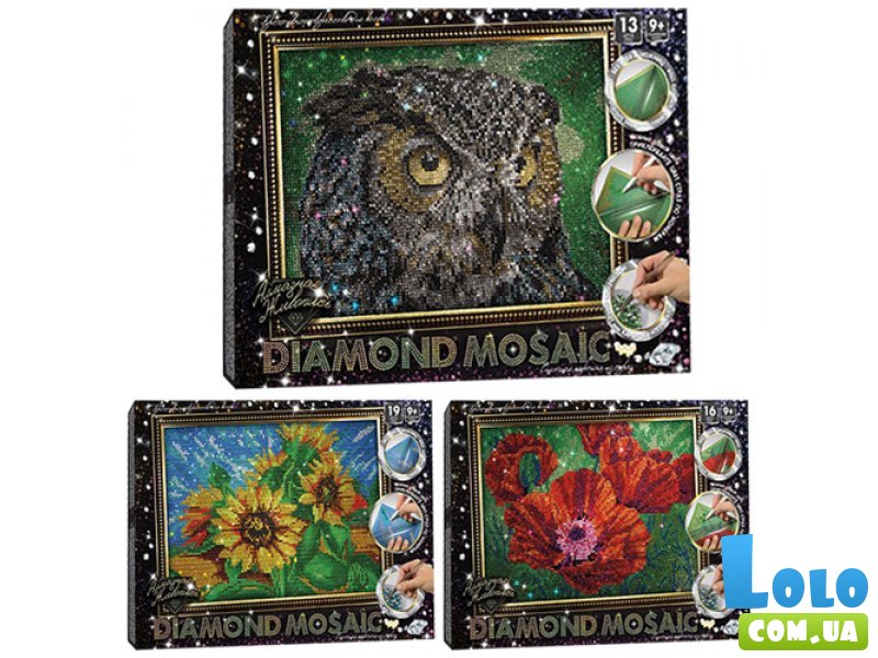 Набор для творчества Diamond Mosaic, Danko Toys (в ассортименте)