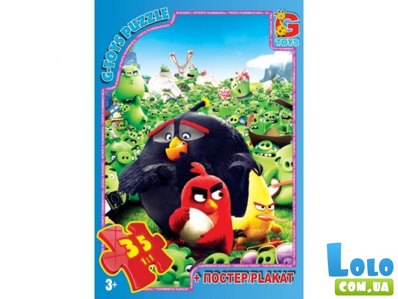 Пазлы Angry Birds, G-Toys, 35 эл.