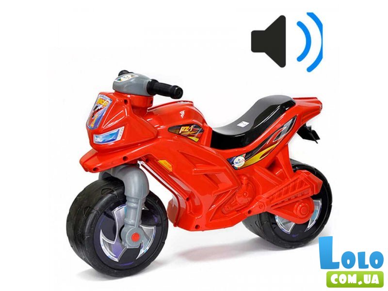 Мотоцикл - толокар с музыкальным рулем, Orion (красный)