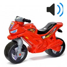 Мотоцикл - толокар с музыкальным рулем, Orion (красный)